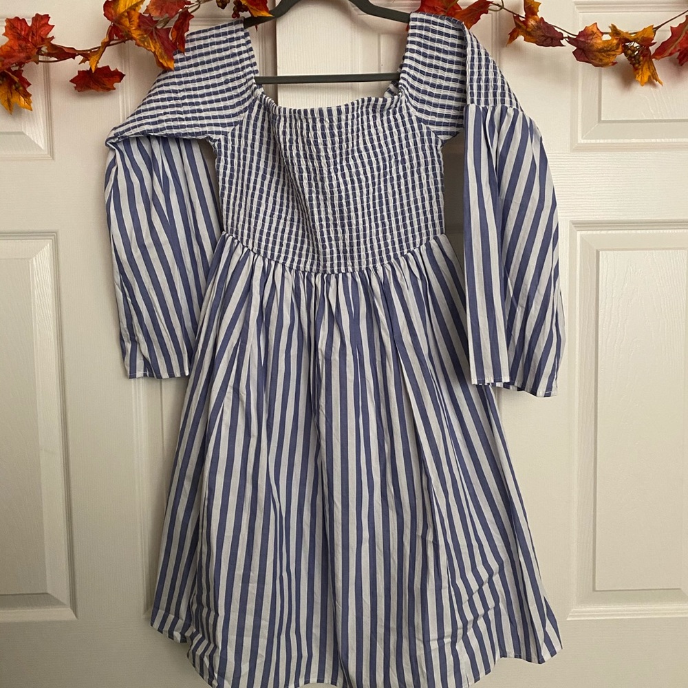 Smocked Skater Dress